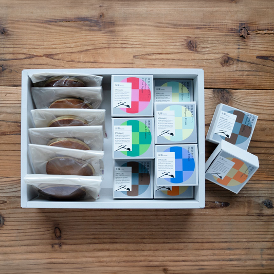 Itwokashi クリーム大福(12個)×どら焼き(6個)セット