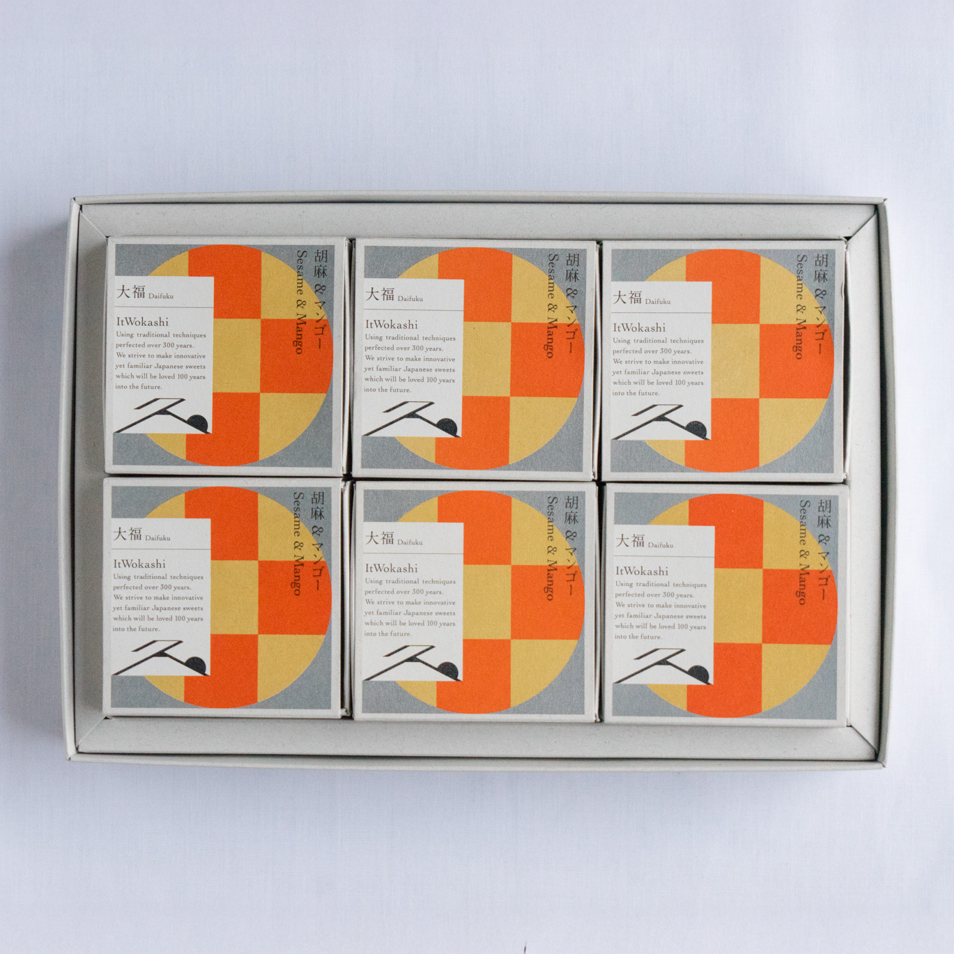 ItWokashi 胡麻＆マンゴー(6個)