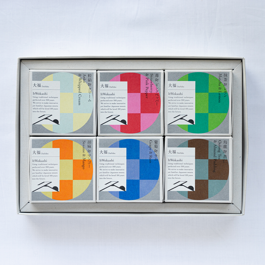 【定番】ItWokashi クリーム大福6種セット(各1個)